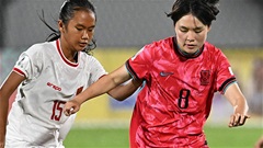 Sau trận thua muối mặt, U17 nữ Hàn Quốc trút giận lên U17 nữ Indonesia bằng chiến thắng của 2 set tennis cộng lại